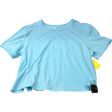 Athletic Top Short Sleeve By All In Motion In Aqua, Size: M Sale