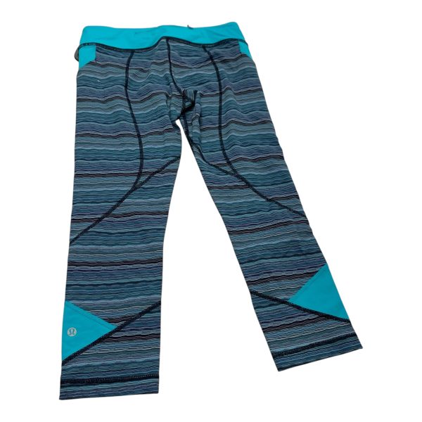 Athletic Capris By Lululemon In Blue, Size: 8 Sale