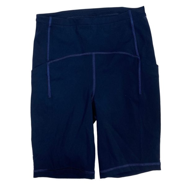 Athletic Shorts By Lululemon In Blue, Size: 4 Hot on Sale