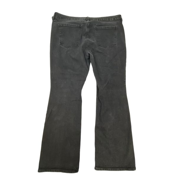 Jeans Flared By Old Navy In Black Denim, Size: 18 Fashion