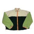 Jacket Faux Fur & Sherpa By Wild Fable In Cream & Green, Size: S Online Sale