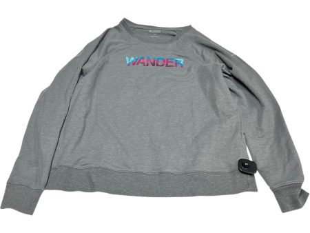 Sweatshirt Crewneck By Columbia In Grey, Size: L Fashion