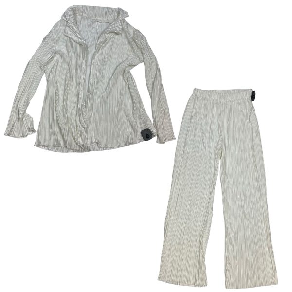 Pants Set 2pc By Cmf In White, Size: S Sale