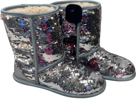 Boots Designer By Ugg In Pink & Silver, Size: 5 Sale