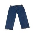 Jeans Straight By Ava & Viv In Blue Denim, Size: 26 Fashion