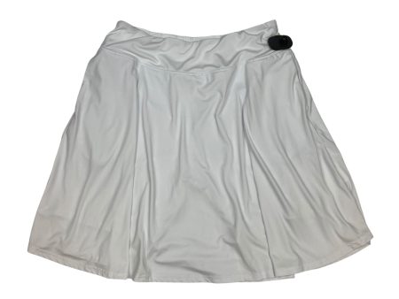 Athletic Skort By Clothes Mentor In White, Size: L Hot on Sale