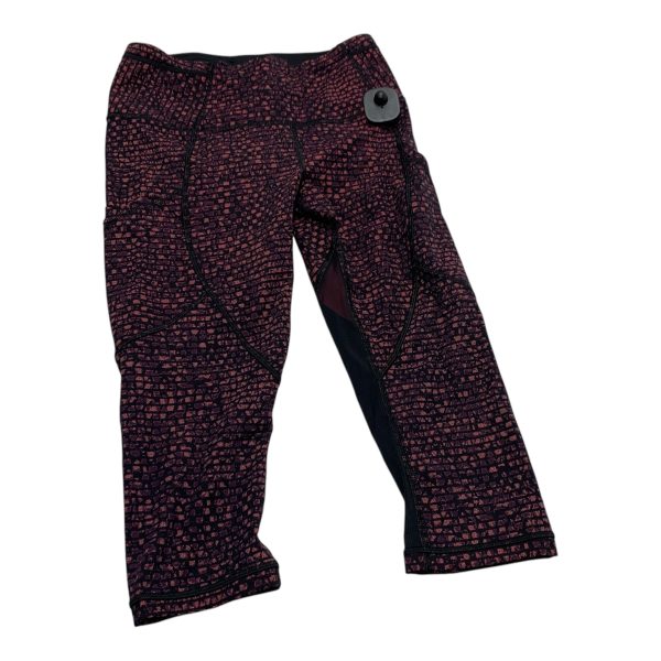 Athletic Capris By Lululemon In Pink, Size: 6 Online Hot Sale