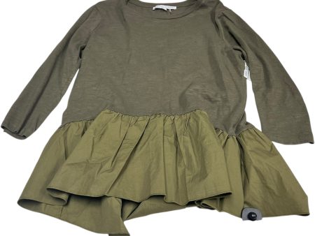 Top Long Sleeve By English Factory In Green, Size: M Cheap