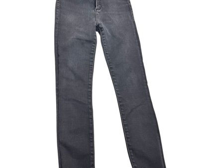 Jeans Skinny By Abercrombie And Fitch In Black Denim, Size: 0 Online Sale