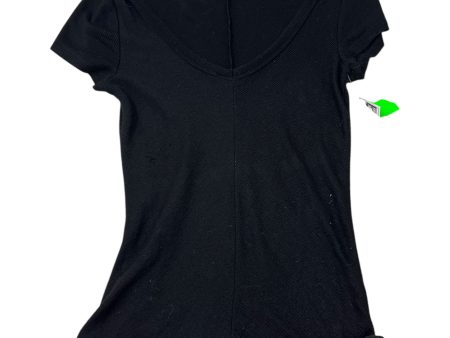 Top Short Sleeve Basic By Free People In Black, Size: M Online Sale