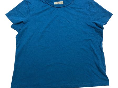 Top Short Sleeve Designer By Ugg In Blue, Size: S For Sale