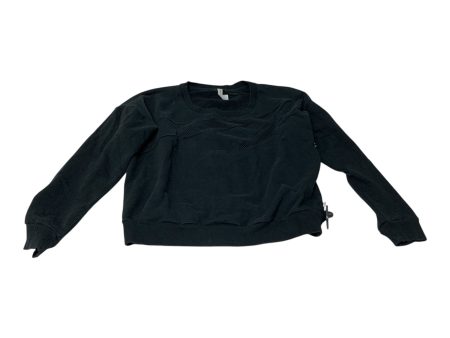 Athletic Sweatshirt Crewneck By Fabletics In Black, Size: Xl Online