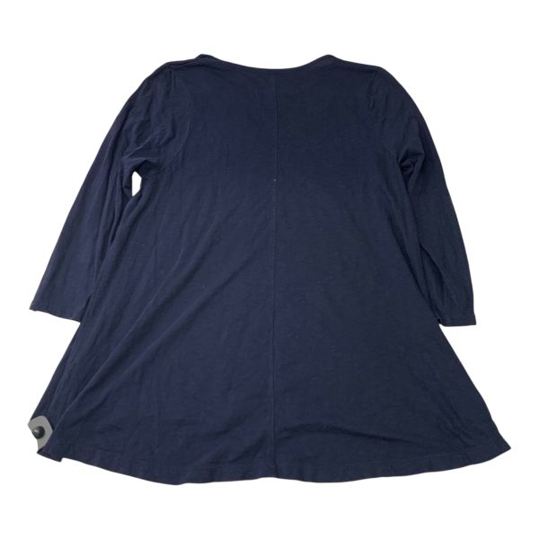 Top 3 4 Sleeve Basic By Crown And Ivy In Navy, Size: M For Sale