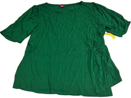 Top Short Sleeve By Vince Camuto In Green, Size: Xl For Cheap