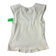 Top Sleeveless By Free People In Green & White, Size: S For Cheap