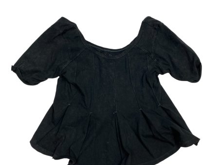 Top Short Sleeve By We The Free In Black, Size: L Fashion