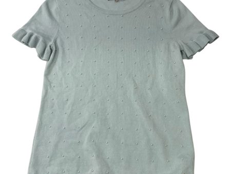 Top Short Sleeve Designer By Karl Lagerfeld In Blue, Size: Xs For Sale