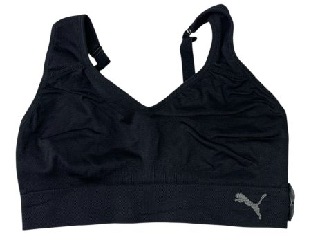 Athletic Bra By Puma In Black, Size: M For Discount