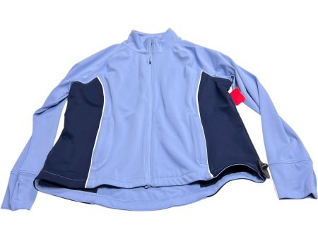 Athletic Jacket By Lou And Grey In Blue, Size: Xl For Cheap