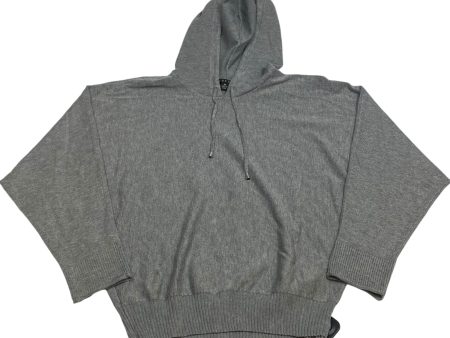 Sweatshirt Hoodie By Cyrus Knits In Grey, Size: M Fashion