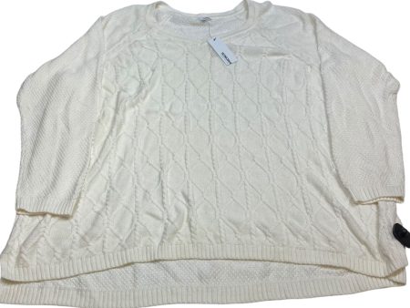 Sweater By Sonoma In Cream, Size: 4x Discount