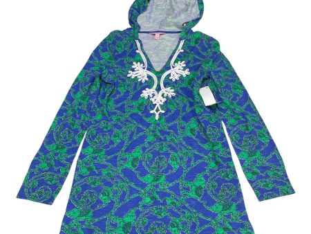 Tunic Designer By Lilly Pulitzer In Blue & Green, Size: S Cheap