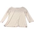 Top 3 4 Sleeve Basic By Ann Taylor In Cream, Size: L Sale