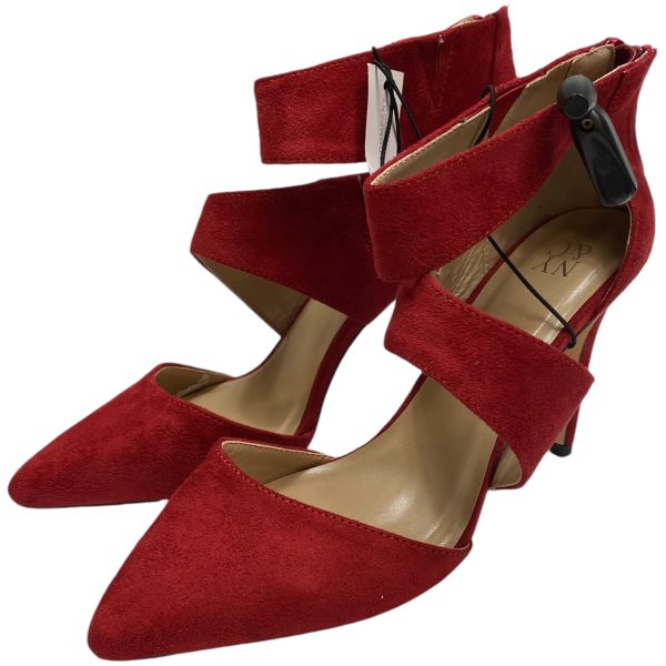 Shoes Heels Stiletto By New York And Co In Red, Size: 9 Online now