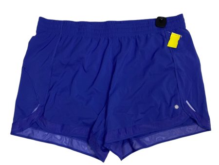 Athletic Shorts By Athleta In Purple, Size: 3x Supply