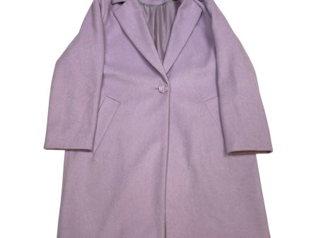 Coat Wool By Halogen In Purple, Size: S Cheap