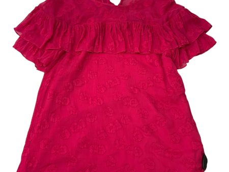 Top Short Sleeve Designer By Kate Spade In Pink, Size: M Hot on Sale