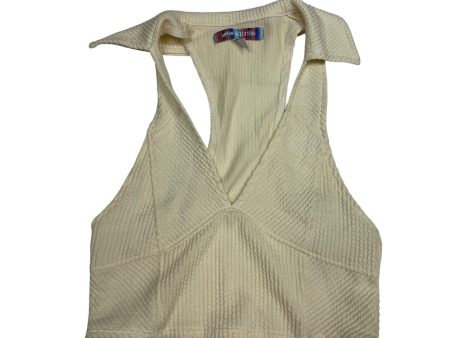 Top Sleeveless By Urban Outfitters In Cream, Size: S Cheap