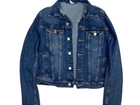 Jacket Denim By H&m In Blue Denim, Size: M Hot on Sale