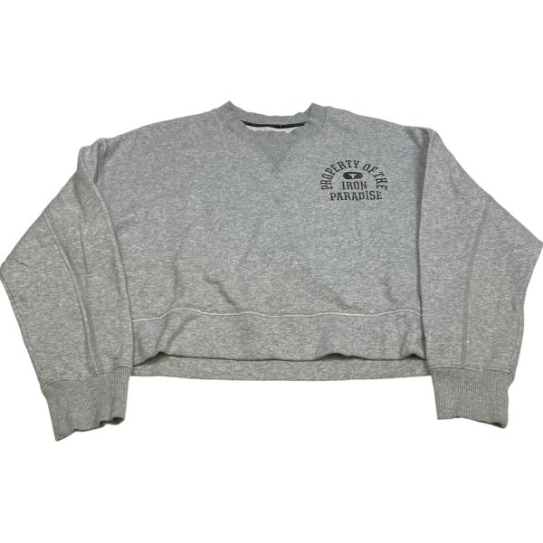 Athletic Sweatshirt Crewneck By Under Armour In Grey, Size: M For Sale