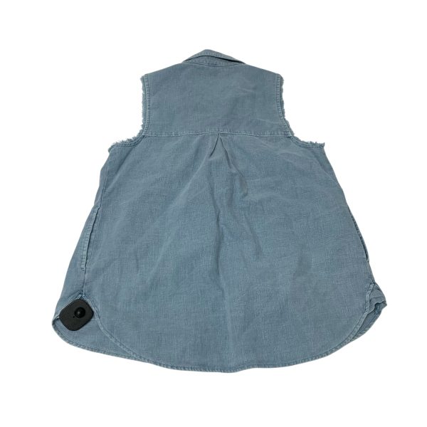 Vest Other By Free People In Blue Denim, Size: S Sale