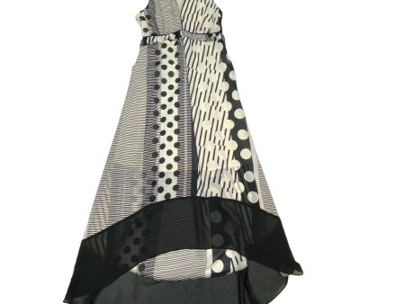 Dress Casual Maxi By Maeve In Black & Cream, Size: 4 Discount