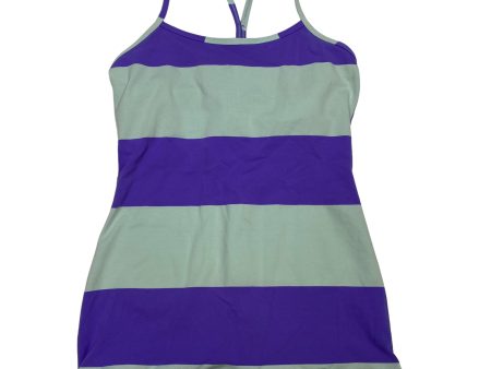 Athletic Tank Top By Lululemon In Green & Purple, Size: S For Sale