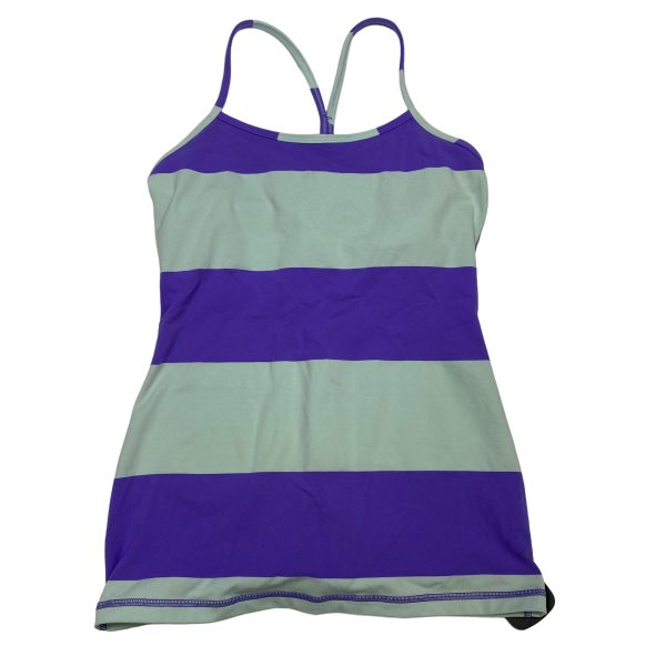 Athletic Tank Top By Lululemon In Green & Purple, Size: S For Sale