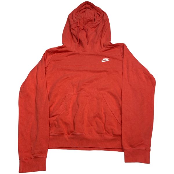 Athletic Sweatshirt Hoodie By Nike Apparel In Orange, Size: S Cheap