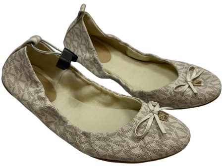 Shoes Flats By Michael By Michael Kors In Cream, Size: 7.5 on Sale