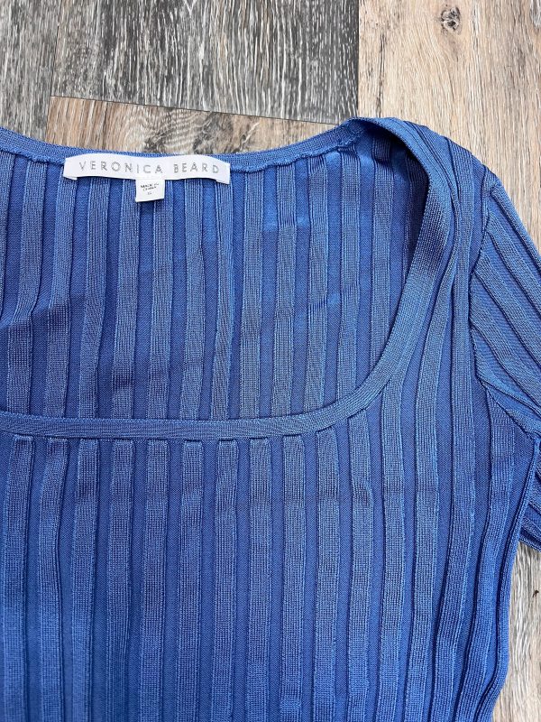 Designer Top Long Sleeve By Veronica Beard In Blue, Size: S For Sale