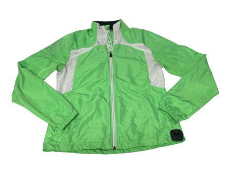 Athletic Jacket By Brooks In Green, Size: M For Cheap