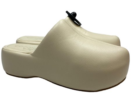 Shoes Heels Platform By Coconuts In Cream, Size: 9 Discount