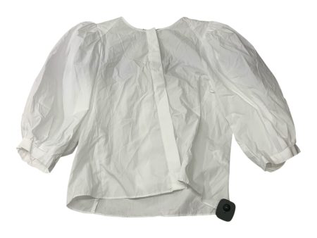 Top Long Sleeve By Zara In White, Size: L Online Hot Sale