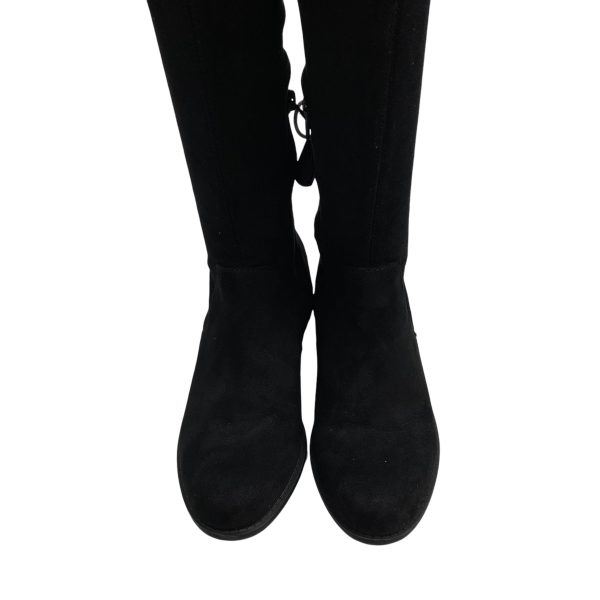 Boots Knee Flats By A New Day In Black, Size: 6 Online Sale