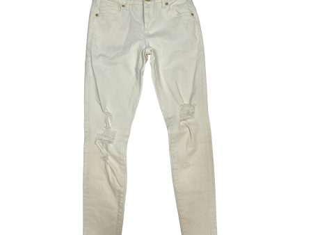 Jeans Skinny By Dear John In Cream Denim, Size: 2 Online Sale