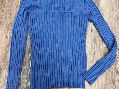 Designer Top Long Sleeve By Veronica Beard In Blue, Size: S For Sale