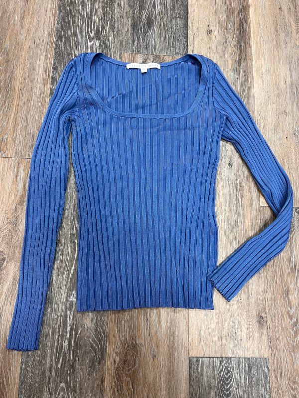 Designer Top Long Sleeve By Veronica Beard In Blue, Size: S For Sale