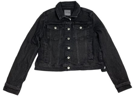 Jacket Denim By Joes Jeans In Black Denim, Size: L For Cheap