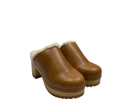 Shoes Heels Wedge By Madden Girl In Brown, Size: 7.5 Cheap